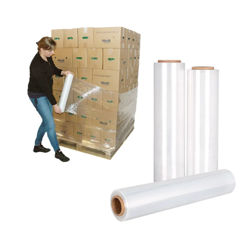 Stretchfolie 6 Rollen, 500 mm Breite, 17my, 2 kg/Rolle, transparent 