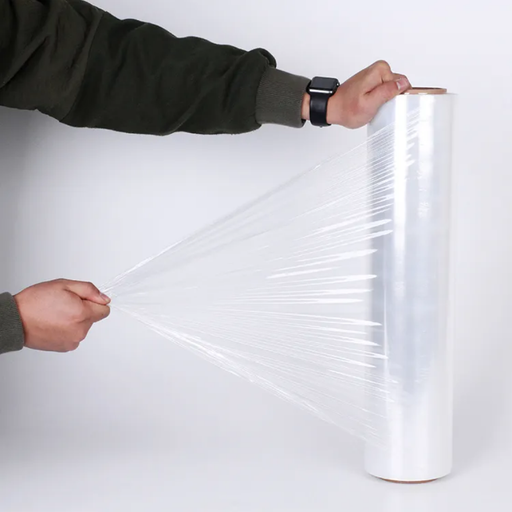 Stretchfolie 6 Rollen, 500 mm Breite, 17my, 2 kg/Rolle, transparent 